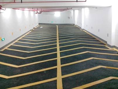 车库防滑坡道施工